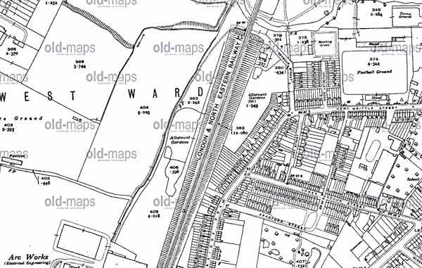 Ordinance Survey Map 1940